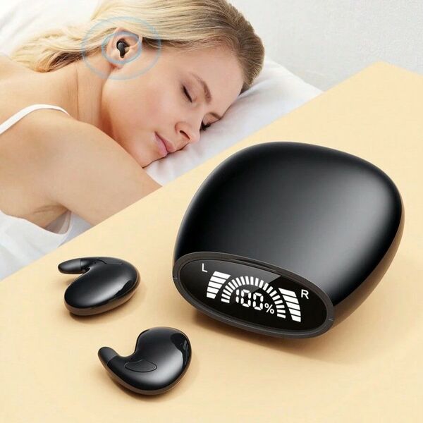 ワイヤレスイヤホン スリープ 睡眠用 薄型 寝イヤホン Bluetooth364205