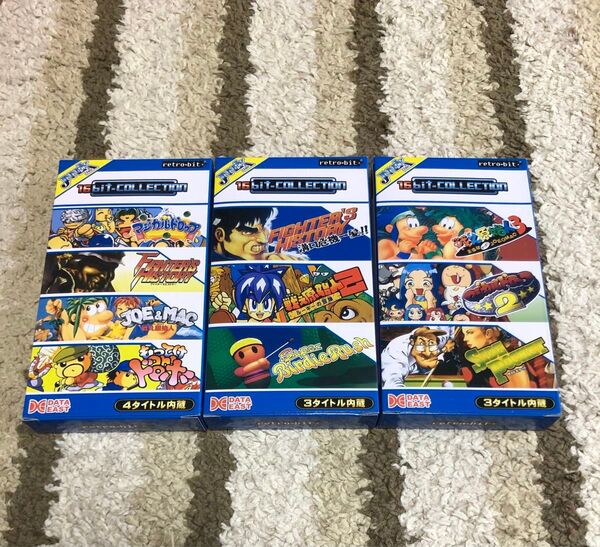 16ビットコレクション データイースト Vol.1 Vol.2 Vol.3 Retro-bit スーパーファミコン 新品 未使用