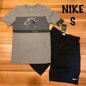 送料無料 即日発送 ナイキ メンズ S セットアップ 上下 半袖 Tシャツ ハーフパンツ 短パン ランニング トレーニング ウエア