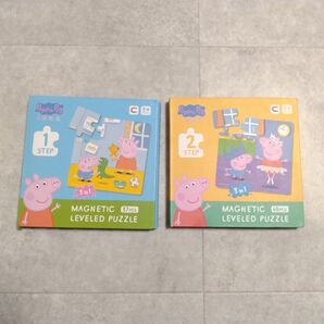 ペッパピッグ マグネットパズル 2個セット