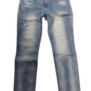 【OLDGAP】ガールフレンドダメージジーンズ 28r ライトブルー ジーンズ リーバイス Levi