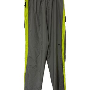 00’s Nike グレー/ライム ナイロンパンツ ライム色 ビンテージ 古着 スポーツ