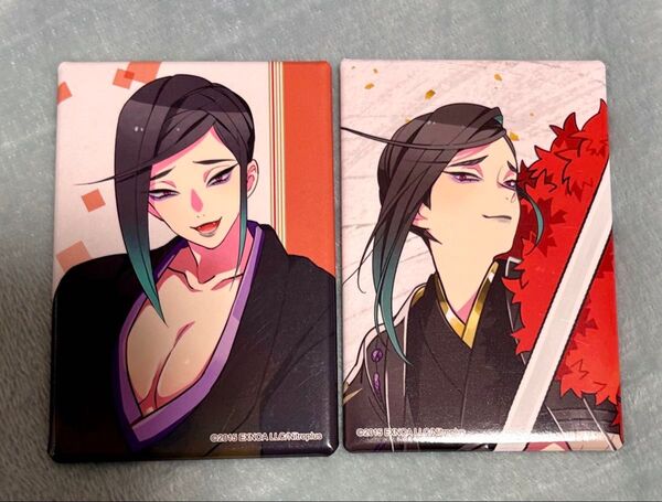 刀剣乱舞 静形薙刀 スクエア缶バッジ