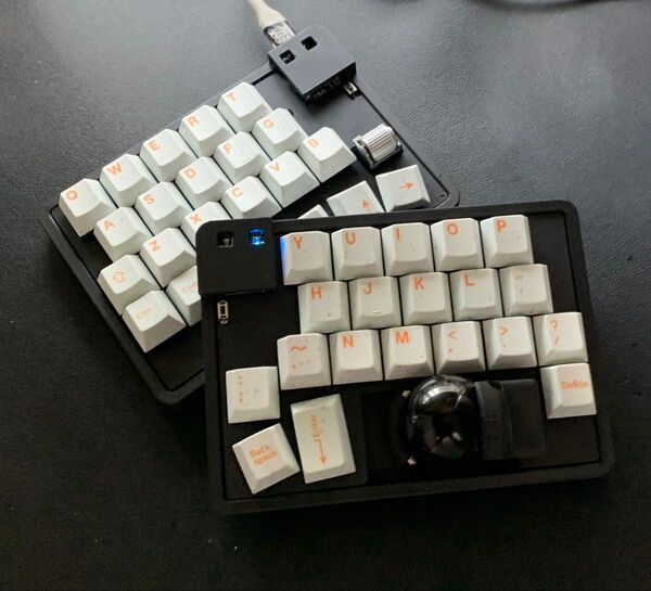 無線キーボード Zonkey(マットブラック) ※roBa同様に使用可能です。トラックボール、キーキャップは別売りです。