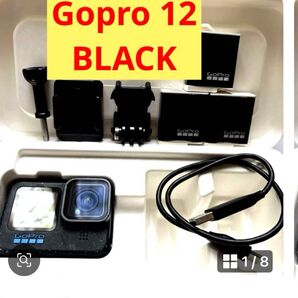 GoPro12ブラック バッテリー3個付属