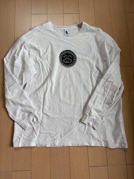 NIKE ナイキ 20AW STUSSY ステューシー SS LINK LS TEE プリント ロングスリーブTシャツ ホワイト