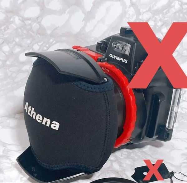 アテナ工央 防水 レンズポート OPD-WZ7 Athena ダイビング 水中撮影 防水 ハウジングは売り切れ