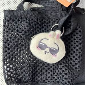 GU ちいかわ うさぎ ポーチ付き ミニメッシュトート バッグ うさぎ タグ付き