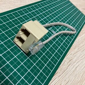 電話分配器 モジュラー2分岐アダプタ