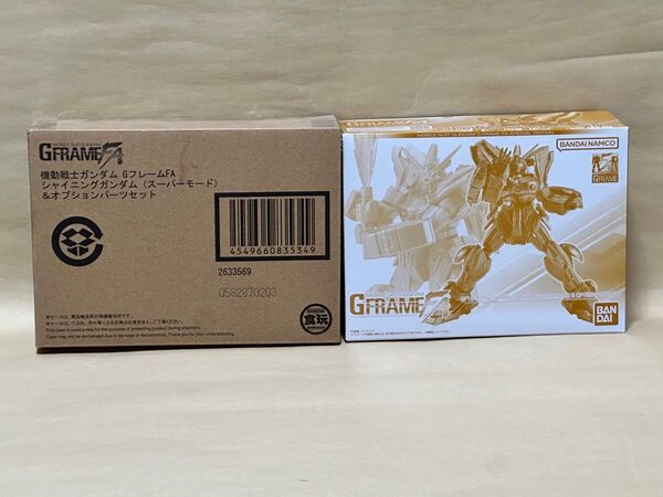 GフレームFA シャイニングガンダム スーパーモード 組立済み 一部破損