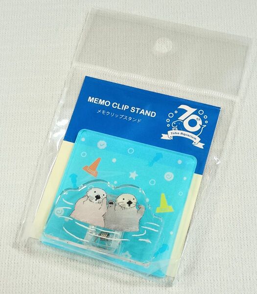 新品 鳥羽水族館 メイキラ メモクリップスタンド