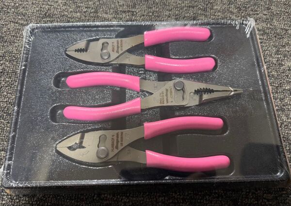 【新品】 スナップオン プライヤー ラジオペンチ ペンチ セット ピンク