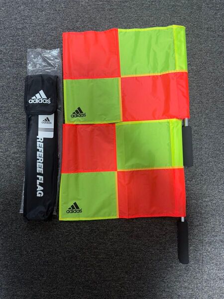 【新品】 adidas レフェリーフラッグ レフリー 旗 サッカー 審判 副審
