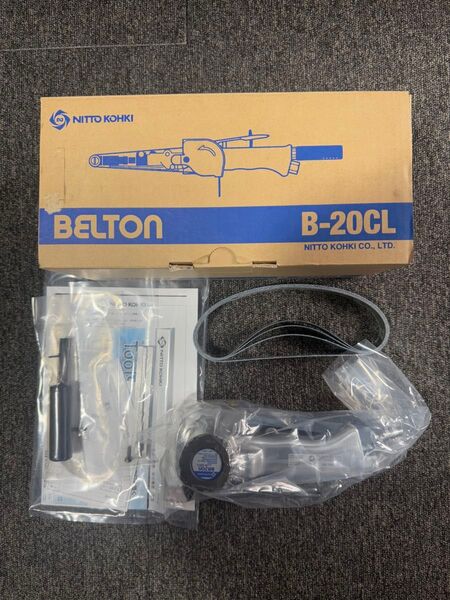 【新品】 BELTON ベルトン 研磨機 NITTO 日東 ベルトサンダー エアーツール
