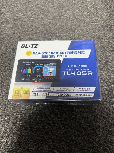 【新品】 BLITZ Touch-LASER TL405R レーダー探知機