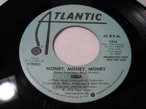 【7”】 ABBA / ●プロモ STEREO/STEREO● MONEY, MONEY, MONEY US盤 アバ マネー、マネー、マネー