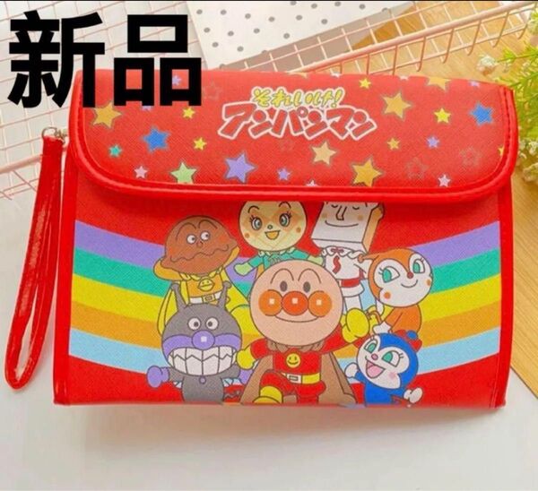 新品 美品!母子手帳ケース アンパンマン マルチケース