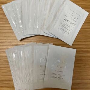 プラスリストア◎UVミルク SPF30 PA++◎UVローション SPF50+ PA++++ サンプルセット