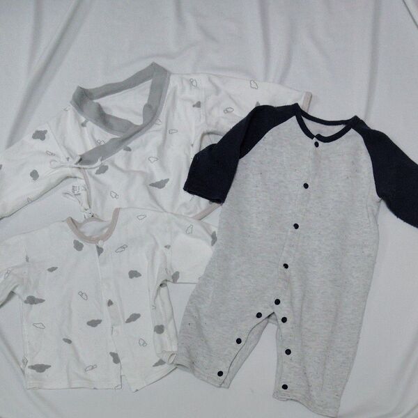 ベビー服 長袖 ロンパース トップス 60サイズから70サイズ