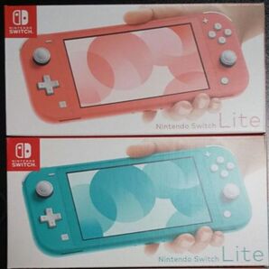 【新品未開封】ニンテンドースイッチライト 本体 コーラル ターコイズ Nintendo ★5/17発送便★