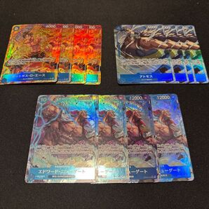 ワンピースカード ワンピース エース ニューゲート アトモス パラレル プロモ エース&ニューゲート 4枚 セット まとめ売り