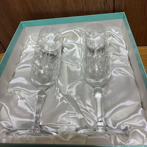 Tiffanyペアシャンパングラス