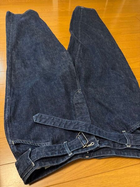 COMOLI コモリ デニム 21SS ベルテッドデニム インディゴ サイズ2 デニムパンツ インディゴ デニムパンツ ジーンズ