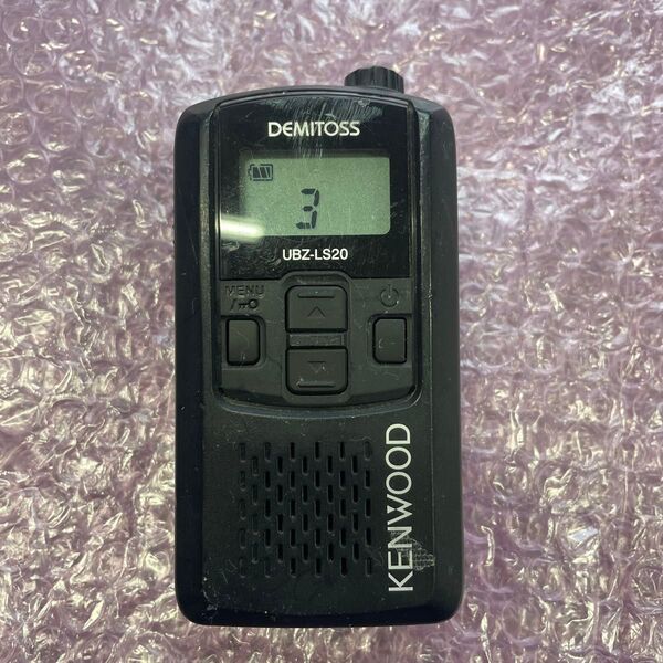 KENWOOD ケンウッド 特定小電力トランシーバー UBZ-LS20 トランシーバー 通電ok