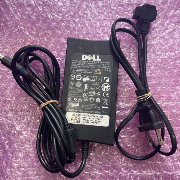 DELL 19.5V3.34A 65w ACアダプタ HA65NE0-00/LA65NE0-00/DA65NE0-00等互換可能