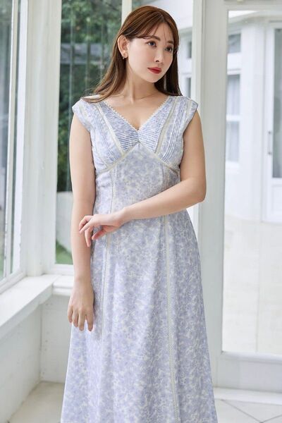 herlipto Lace Trimmed Floral Dress