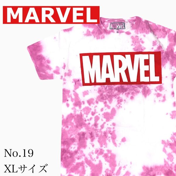 【新品】MARVEL キャプテン・アメリカ メンズXLサイズTシャツ タイダイ染