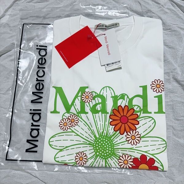新品マルディメクルディ Mardi Mercredi 花柄プリントTシャツ