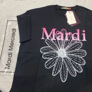 新品マルディメクルディ Mardi Mercredi 花柄プリントTシャツ