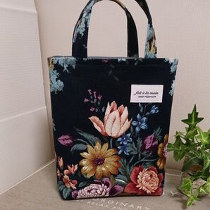 ミニツイントートバック お散歩バック ハンドメイド