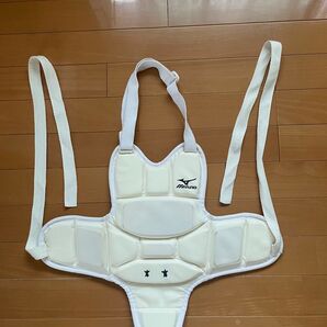 ミズノ 空手用 胴プロテクター ホワイト