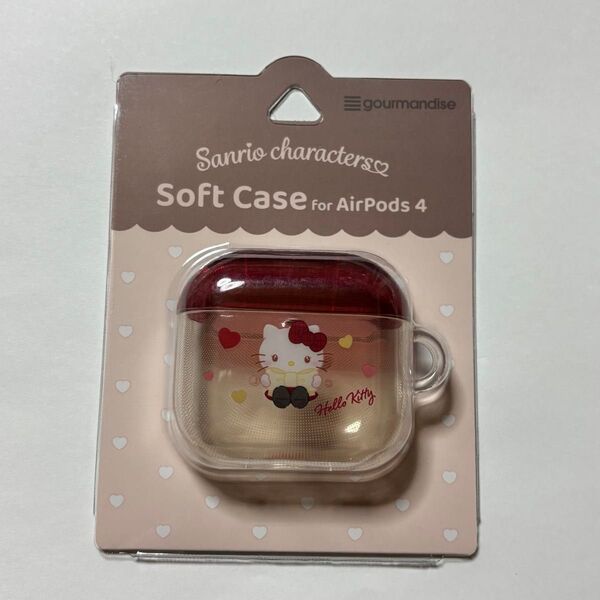 ハローキティ AirPods 4 対応 ソフトケース キティちゃん サンリオ