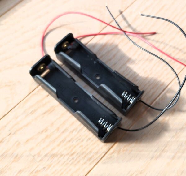 リチウム 18650 バッテリー 電池 ボックス ケース 2個