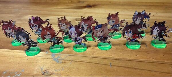 ウマ娘 プリティーダービー 全力疾走アクリルスタンド 12種類セット