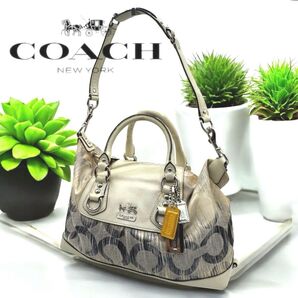 COACH コーチ トートバッグ ショルダーバッグ 2way ロゴデザイン