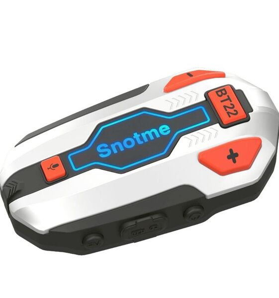 Snotme バイク インカム【お洒落な新設計 Bluetooth5.4 インカム 最大8人同時通話】BT22