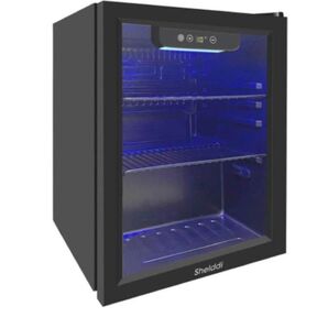 Shelddi 48L 透明ガラスドア冷蔵庫 GR-048
