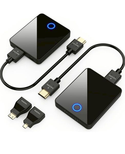 【日本技適認証取得】ワイヤレスHDMI送信機と受信機、Binken【4K/5Ghz/30M安定転送距離】HDMIエクステンション