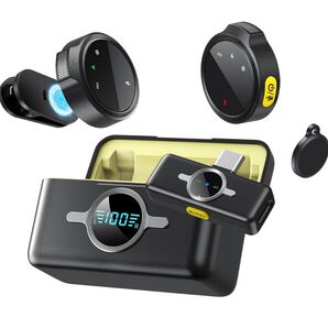 【2025新型×接続制限機能】BILIWAL ピンマイク ワイヤレス 60時間使用 48KHz/24Bit 自動ペアリング