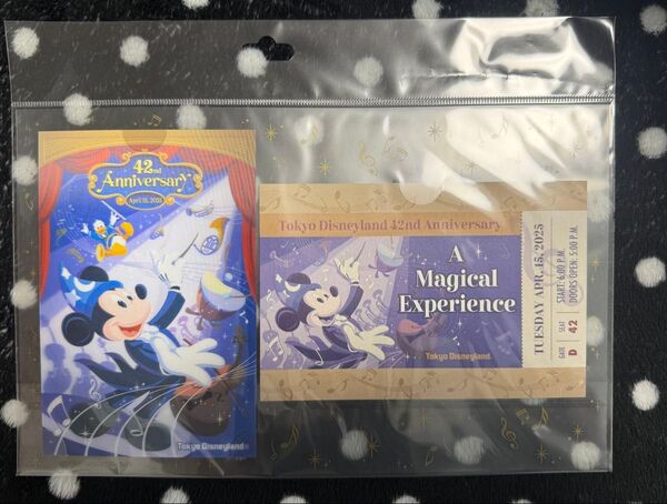 ディズニーランド42周年 フィルハーマジック ポストカード 2枚