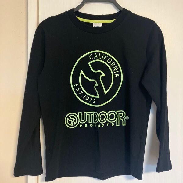 OUTDOOR PRODUCTS 長袖Tシャツ 150 黒 ブラック