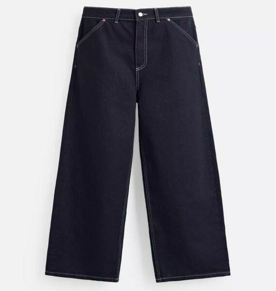 ZARA ザラ ワイドレッグバギーデニムパンツ 完売品 38