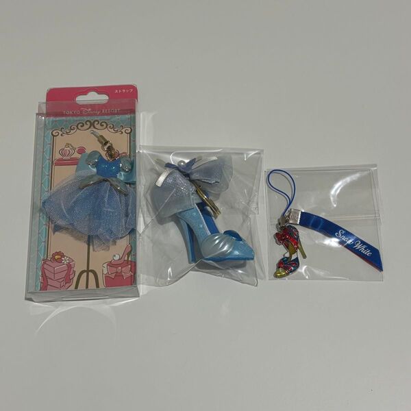 ディズニー シンデレラ 白雪姫 ドレス 靴 キーホルダー