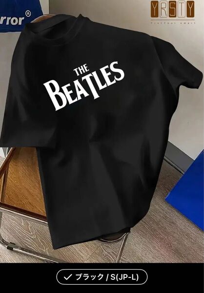 THE BEATLES プリントTシャツ ブラック S(JP-L)