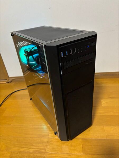 ふわっと光る!自作ゲーミングPC!i7 SSD BD搭載で快適仕様です!