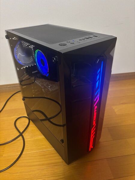 勝手気ままに光る!自作ゲーミングPC 新品M.2SSD、RYZEN5で快適!